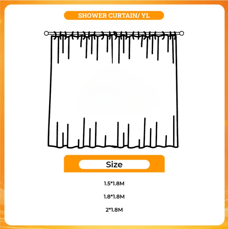 3D shower curtain - Valorant UK Shop