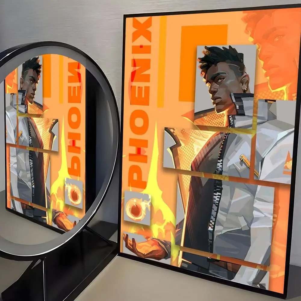 Phoenix Blazing Duelist Valorant Wall Art