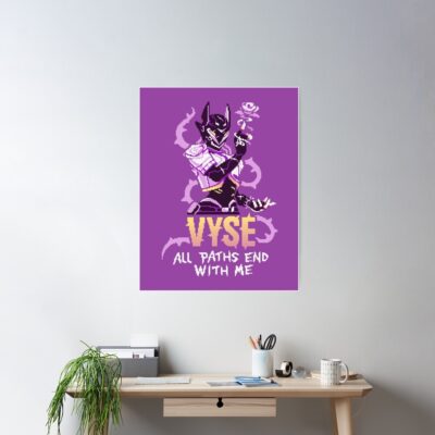 Alternative view of Vyse Valorant Poster