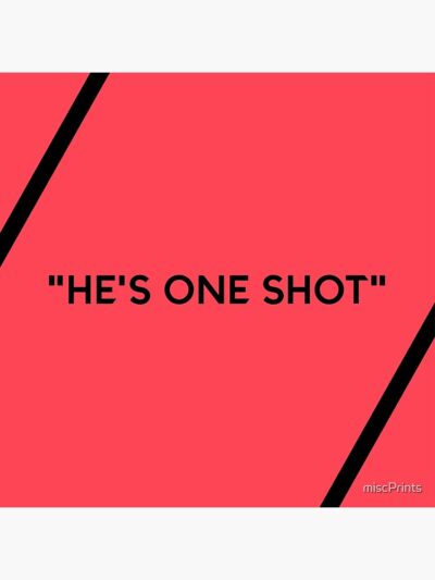 Alternative view of One Shot Throw Pillow