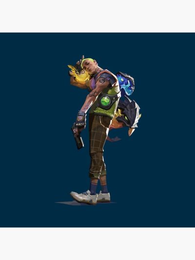 Alternative view of Gekko Artwork Spray Throw Pillow