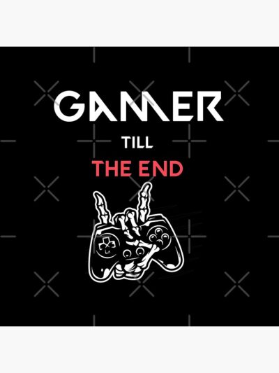 Alternative view of Gamer Till The End Throw Pillow