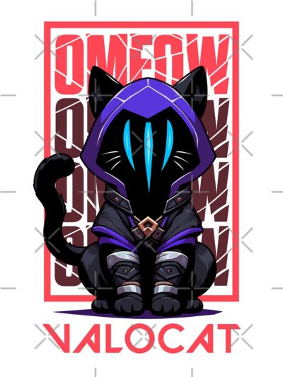 Alternative view of Valocat Omeow Throw Pillow