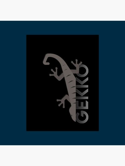 Alternative view of Gekko Graphic Throw Pillow