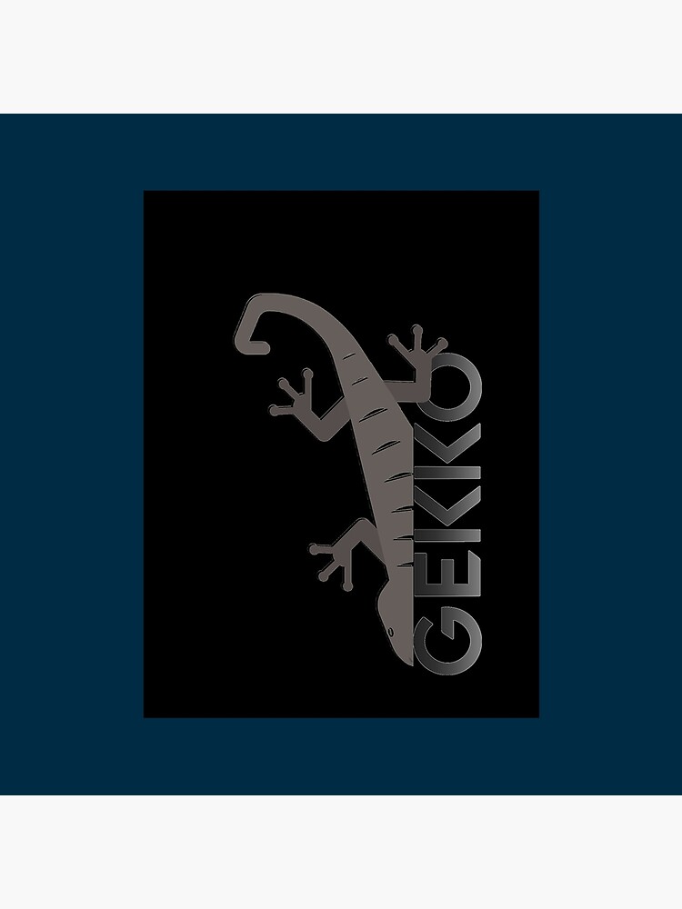 Gekko Graphic Throw Pillow - Image 2