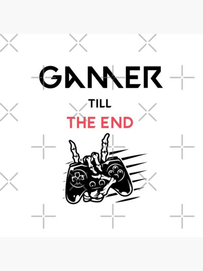 Alternative view of Gamer Till The End Throw Pillow