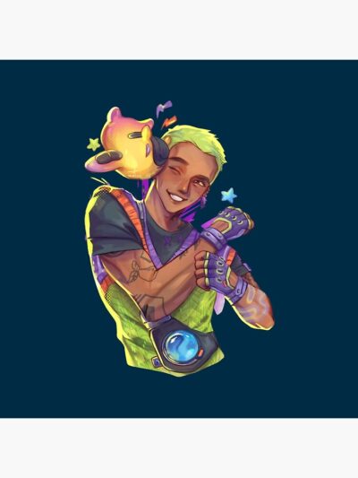 Alternative view of Gekko I Really Like Him Throw Pillow