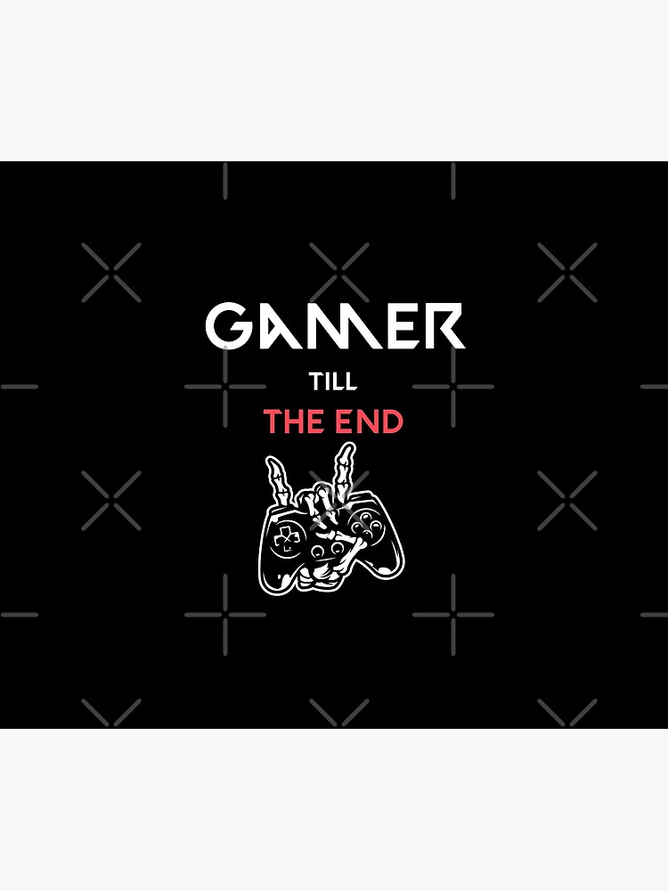 Gamer Till The End Black Tapestry - Image 2