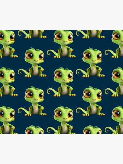 Alternative view of Gekko Colorful And Cute 3 Tapestry