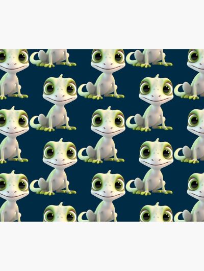 Alternative view of Gekko Colorful And Cute 2 Tapestry