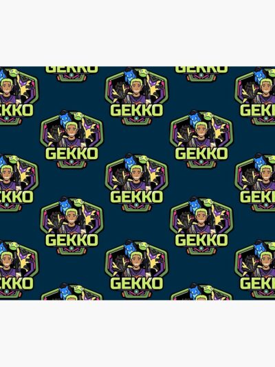Alternative view of Gekko Badge Tapestry