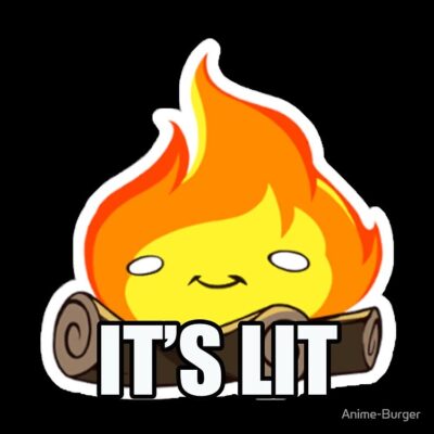 Alternative view of It's Lit Fire Tote Bag