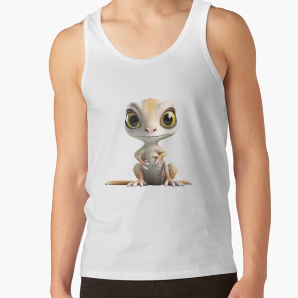 Gekko Colorful And Cute 1 Tank Top - Image 2