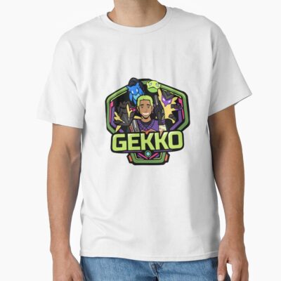 Alternative view of Gekko Valorant Badge T-shirt