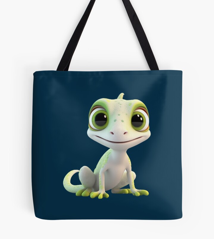 Gekko Colorful And Cute 2 Tote Bag