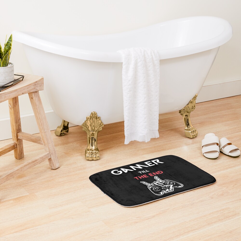 Gamer Till The End Bath Mat - Image 2