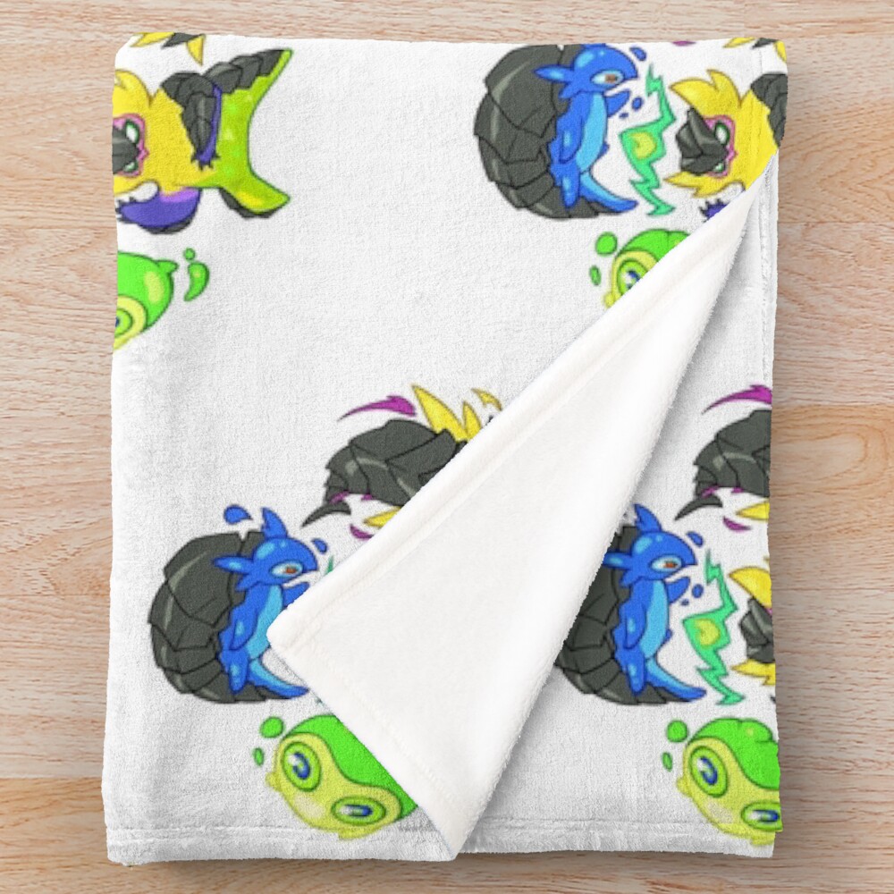 Creature Crew Spray Throw Blanket - Image 2