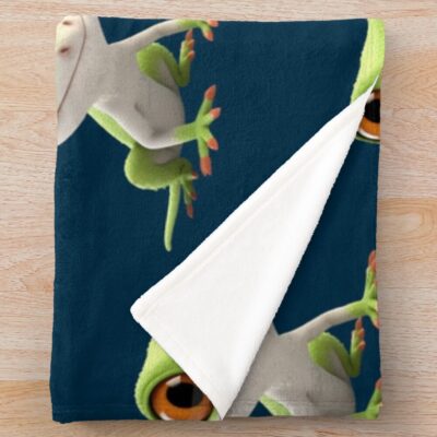 Alternative view of Gekko Colorful And Cute Throw Blanket