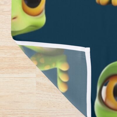 Alternative view of Gekko Colorful And Cute 3 Shower Curtain
