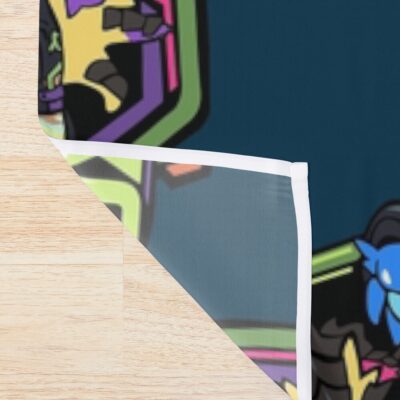 Alternative view of Gekko Badge Shower Curtain