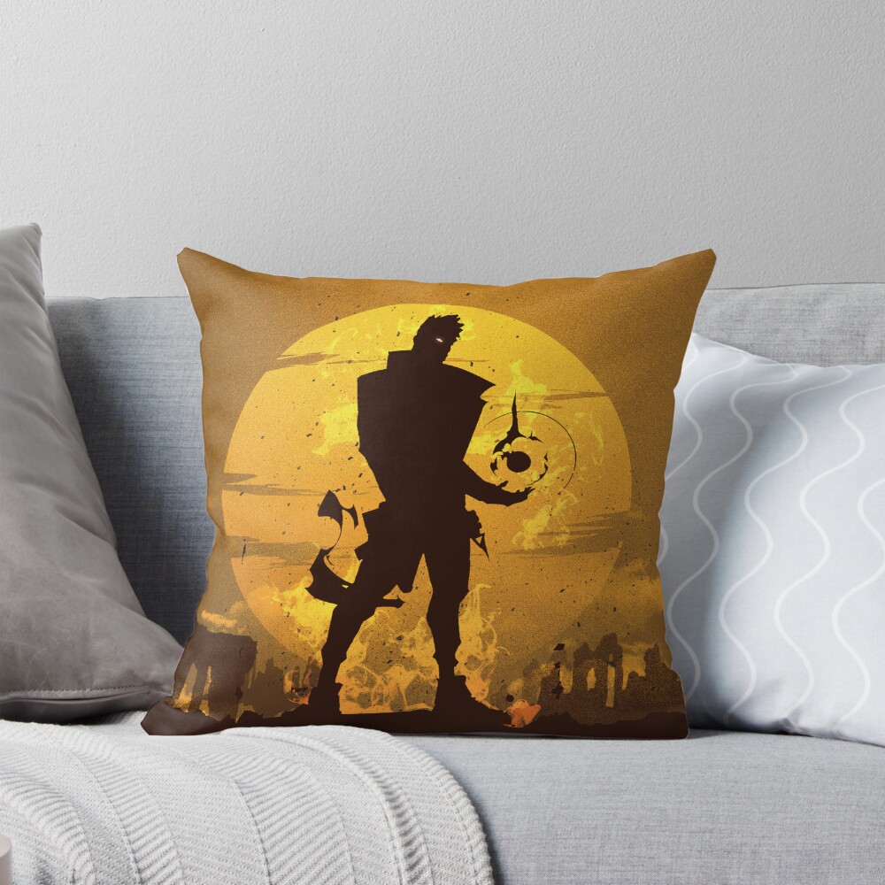 Flame Agent Throw Pillow
